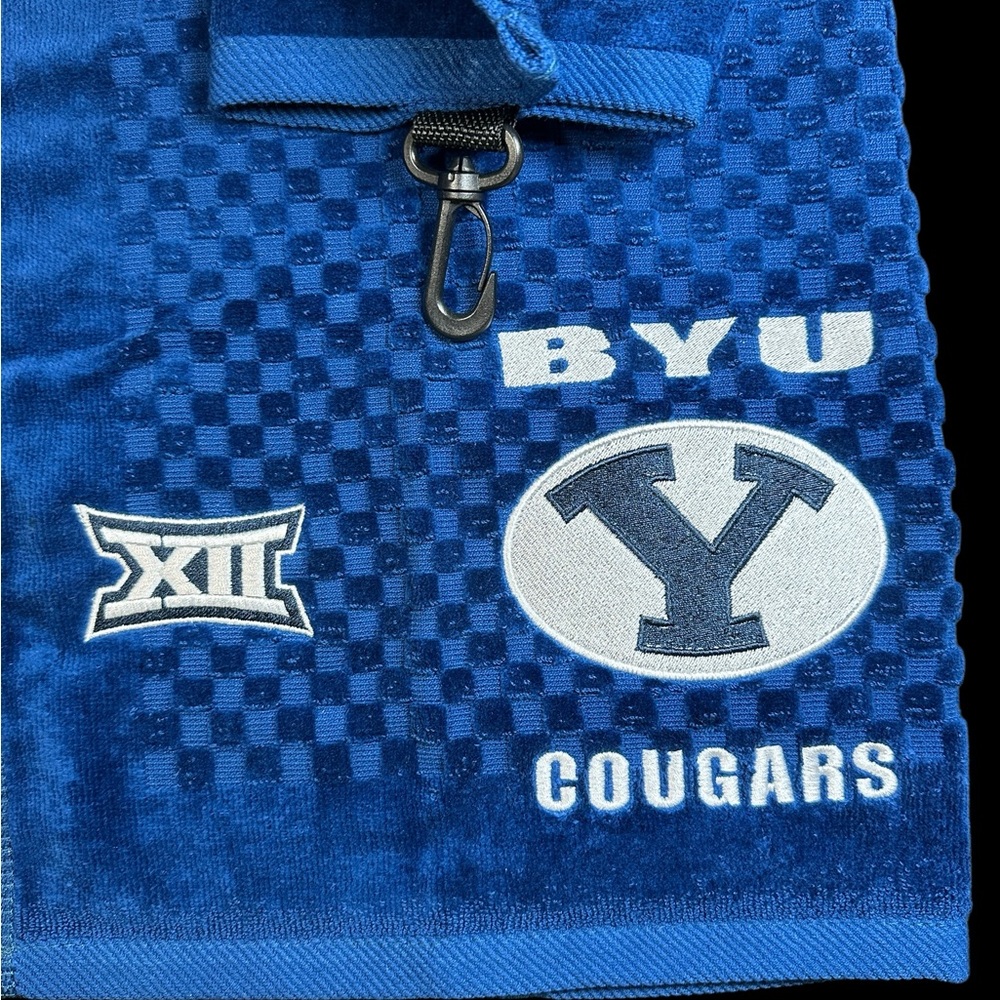 BYU (5in) Golf Towel (6in X 23in) 39k Stitches Cotton towel